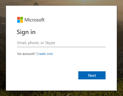 Hotmail.com Sign in