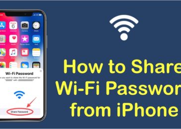 How To Share WiFi Password from iPhone