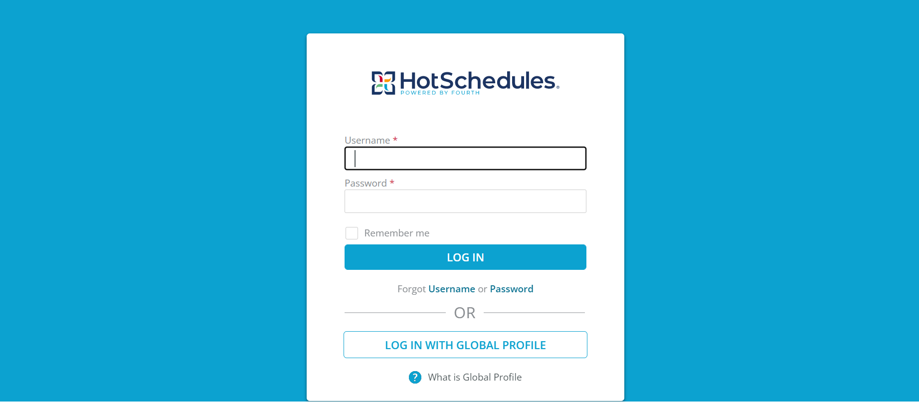 HotSchedules login